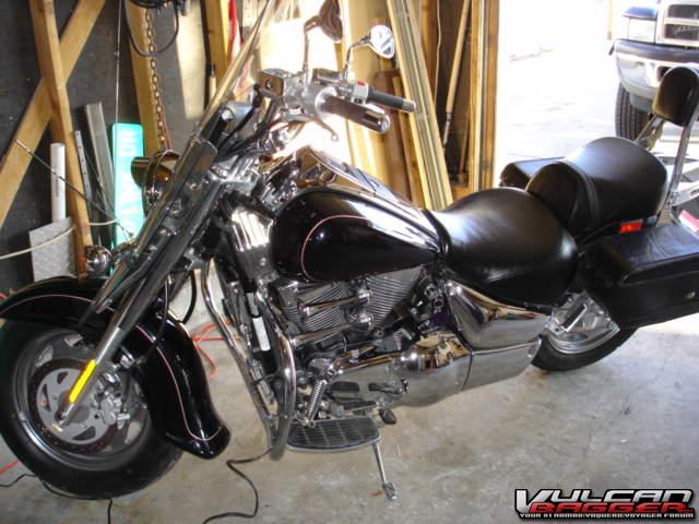 My first bagger 03 Intruder, the power and ride much better on the Kawasaki