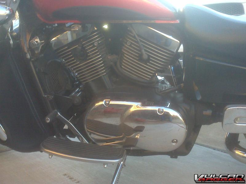 naked left side, soon to have a harley horn cover and relocated ignition switch