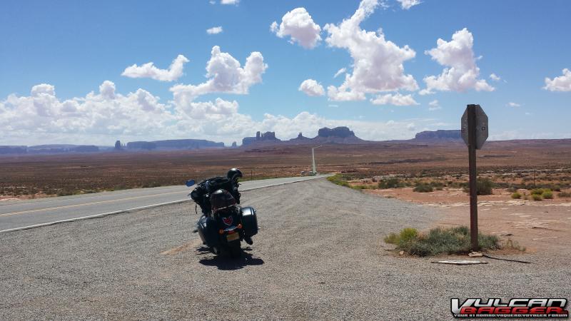 Favorite part of the whole trip, riding through Monument Valley.
